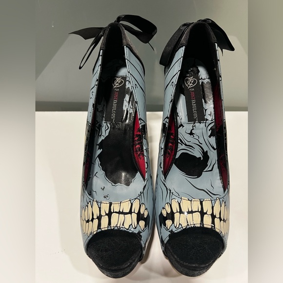 Iron Fist Zombie Heels Size US 8 (EU 39) - Never Worn - Picture 3 of 8